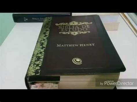 Estudo (do latim studiu, aplicação zelosa, ardor) é o ato de se investir na obtenção de conhecimentos. Bíblia de Estudo Matthew Henry - Central Gospel - YouTube