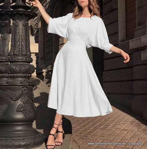 3 sterne = gute vorkenntnisse zeitaufwand: Kleider 2021 | Vintage Sommerkleid 2020 Wadenlang in Weiss ...