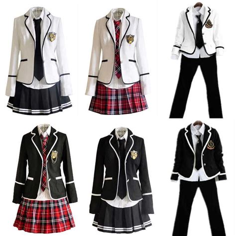 Japan Korea Jk Uniforms High School Boys Girls Students Long Sleeved