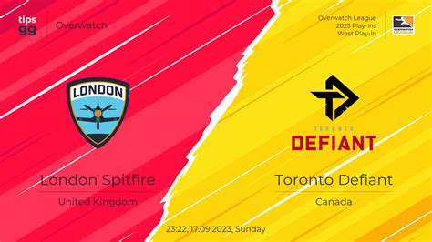London Spitfire Vs Toronto Defiant 17092023 At Overwatch League 2023