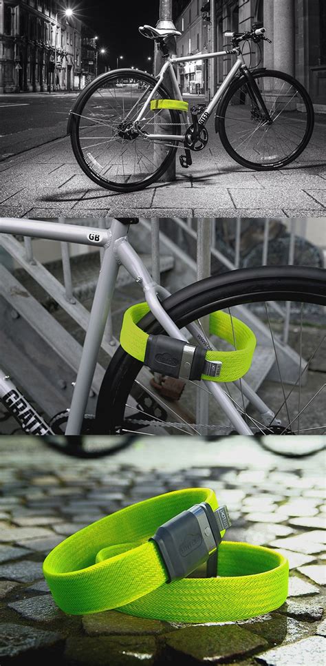 A Better Lighter Bike Lock Yanko Design Bike Accessories Gadgets Bike Lock Bicycle Lock