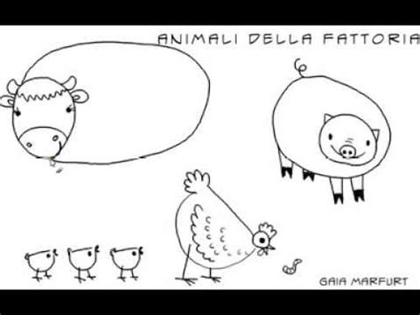 Di seguito più di 100 disegni con tutte le lettere dell'alfalbeto da stampare e colorare per i più piccoli. Disegno...gli animali della fattoria - YouTube