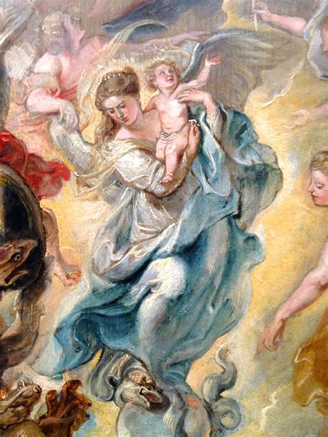 The Virgin As The Woman Of The Apocalypse ~ Rubens Getty Museum Los