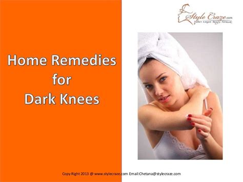 Home Remedies For Dark Knees
