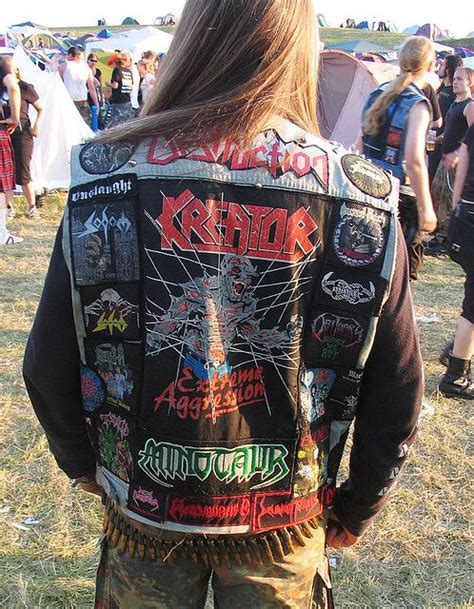 Whole Lotta Patches N Shit Battle Jacket Metal Clothing Punk Jackets