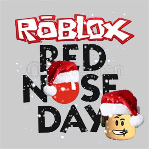Roblox Christmas Design Red Nose Day Womens V Neck T Shirt Customon