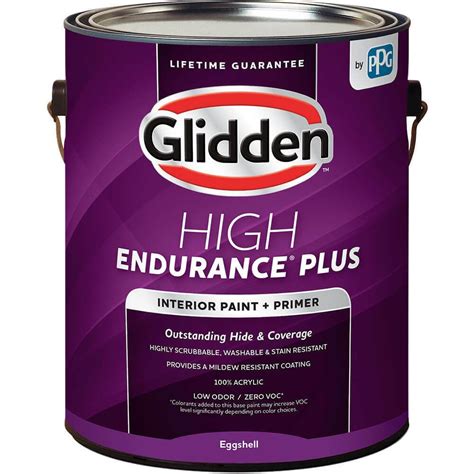 Glidden High Endurance Plus Flat Exterior Paint Medium Base 32 Fl Oz
