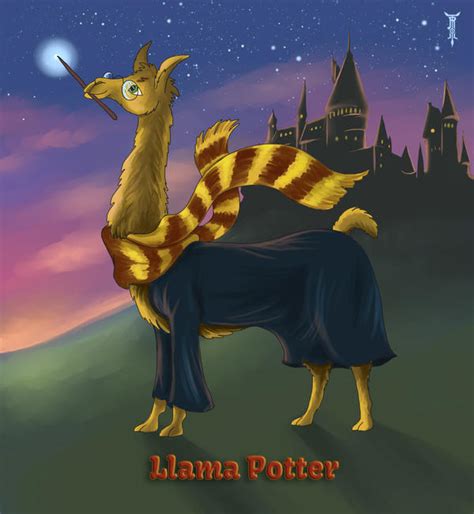 Daily Llama Project Llama Potter By Trollgirl On Deviantart