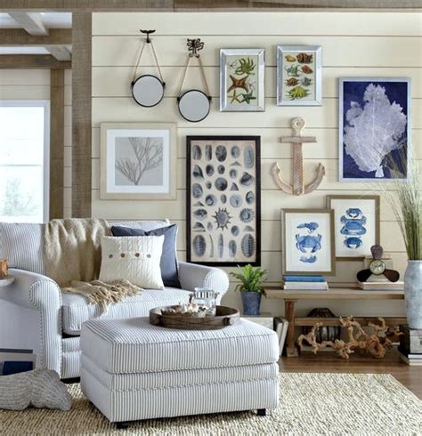 There aren't any rules when it comes to decorating living room with mirrors. Coastal Decor Inspiration from Birch Lane | Shop the Look - Coastal Decor Ideas and Interior ...