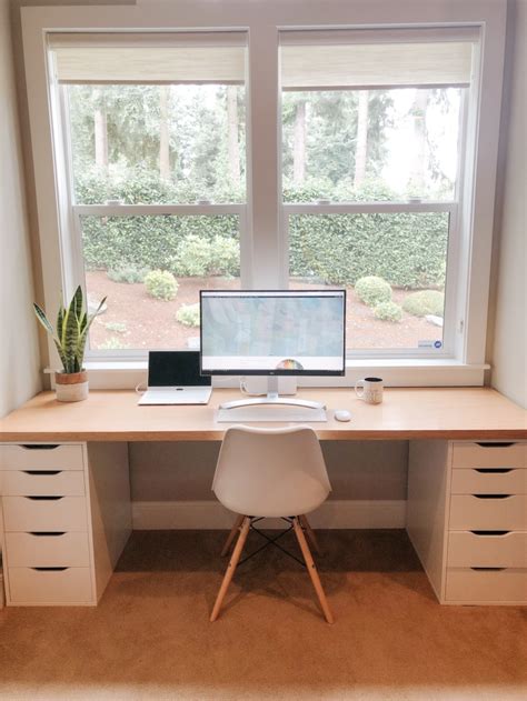Organizing The Home Office Diy Desk In 5 Steps The Simply Sorted Home