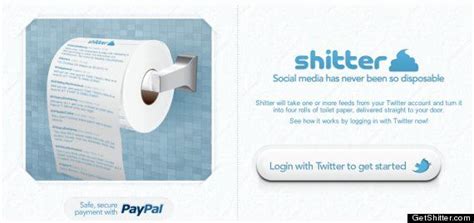 Shtter Lets You Print Your Twitter Feed On A Roll Of Toilet Paper