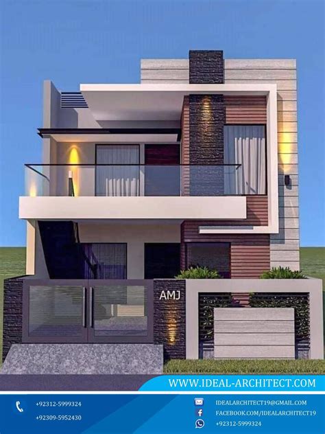 Ideal Architect 5 Marla House Front Designs House Outer Design House