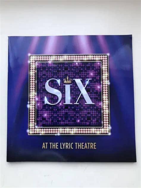 Six The Musical London Theatre Programme West End Lyric Theatre 1652