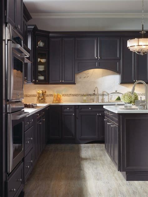 Browse cabinet door styles for kitchens or bathrooms. Corina Maple Graphite kitchen by Thomasville Cabinetry ...