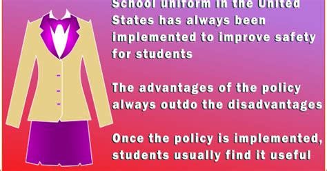 Detailed Advantages Of School Uniform Policy Afidated