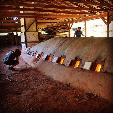 Our Woodfired Anagama Kiln Is 40 Feet Long And 6 Feet Wide Because Of