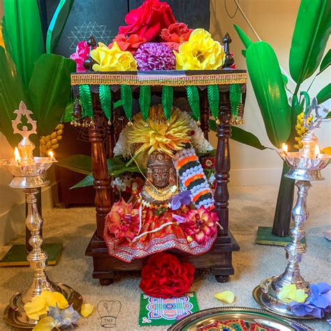 Elegant Varamahalakshmi Decoration Ideas At Home For A Stunning Festival D Cor