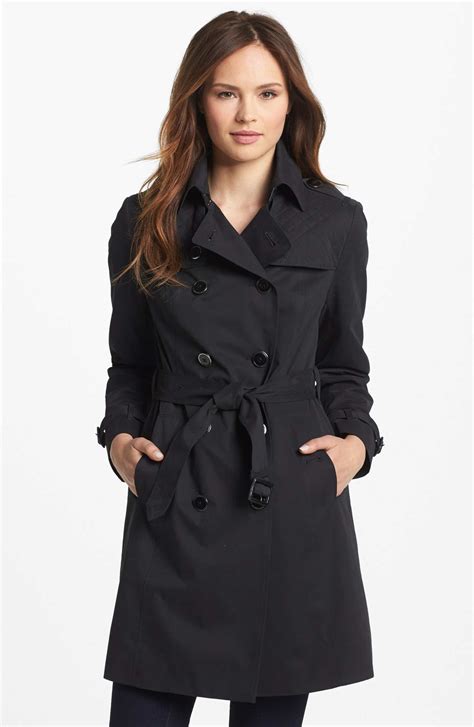 London Fog Quilted Flap Double Breasted Trench Coat (Regular & Petite) (Online Only) | Nordstrom