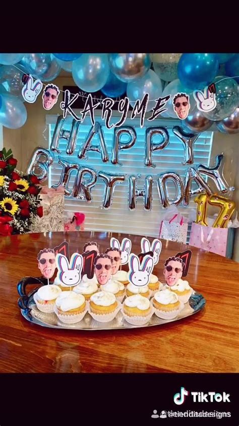 Birthday cakes can sometimes look tricky to make at home but we've got lots of easy birthday cake recipes and ideas for amateur bakers to make. Super cute Bad Bunny themed party! Banner, confetti, cupcake and cake toppers all availabl ...