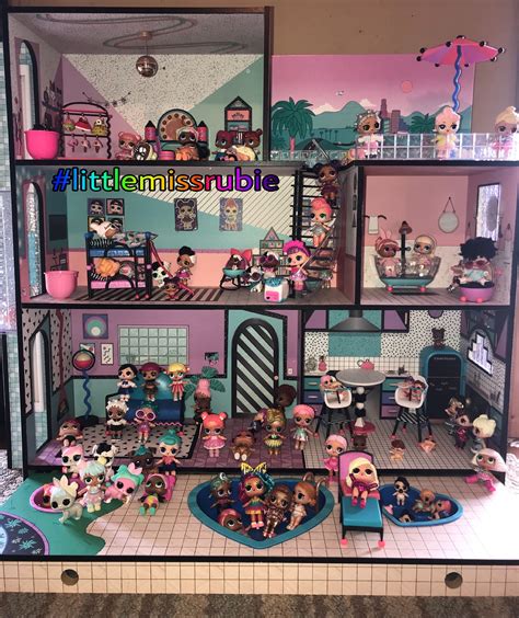 【代引可】 Tkコーポレーションlol Surprise Home Sweet With Doll Real Wood Doll House