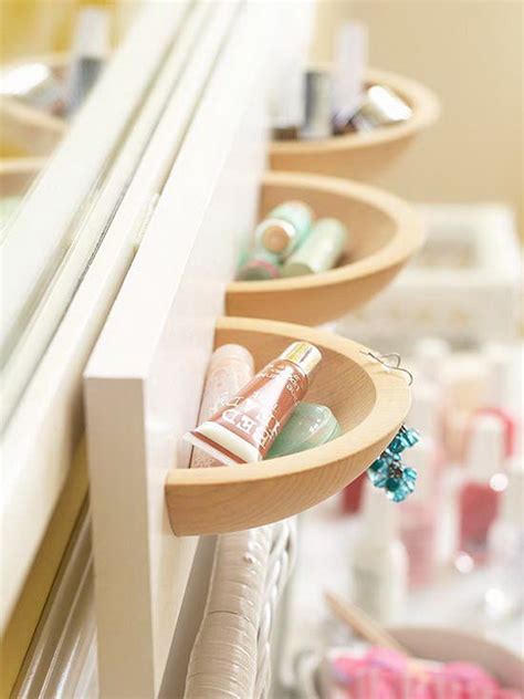 24 smart storage ideas to make the most of a small bathroom. 25 DIY Makeup Storage Ideas and Tutorials - Hative