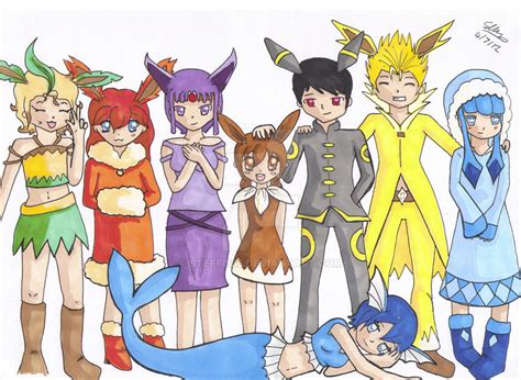50 Best Ideas For Coloring Pokemon Eeveelutions As Humans