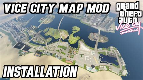 How To Install Vice City Map Mod In Gta Vice Cry Remastered Map Mod