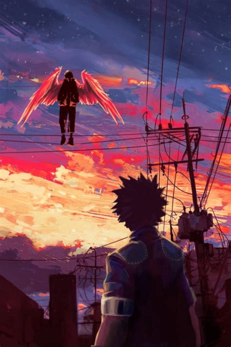 Cute Dabi And Hawks Wallpaper 160 Dabi X Hawks Ideas In 2021 My Hero