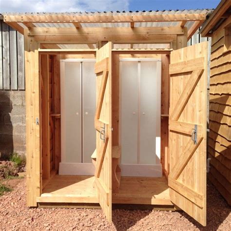 Twin Outdoor Shower Cubicle Shower Cubicles Outdoor
