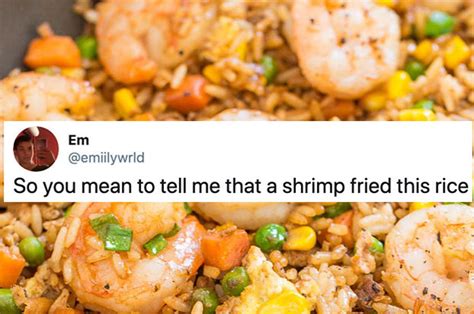 Youre Telling Me A Shrimp Fried This Rice Captions Ideas