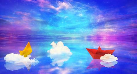 Clouds Fantasy World 1024 X 1024 Ipad Wallpaper Download