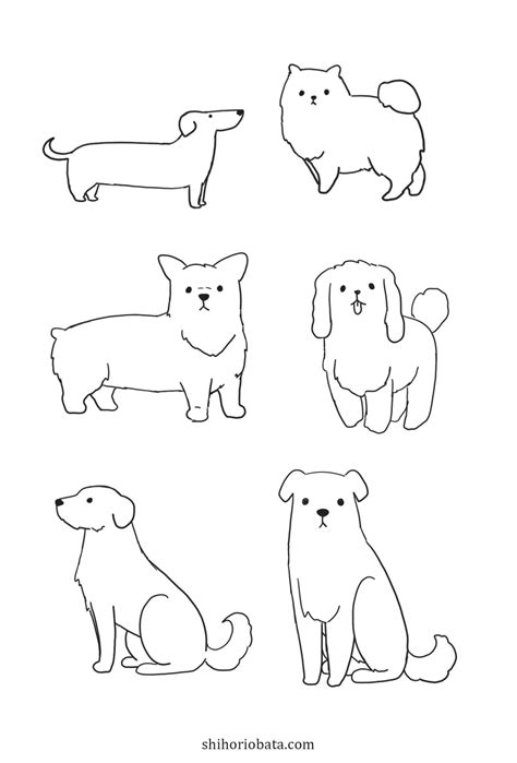 How To Draw A Dog Easy Step By Step Tutorial Dog Sketch Easy Dog