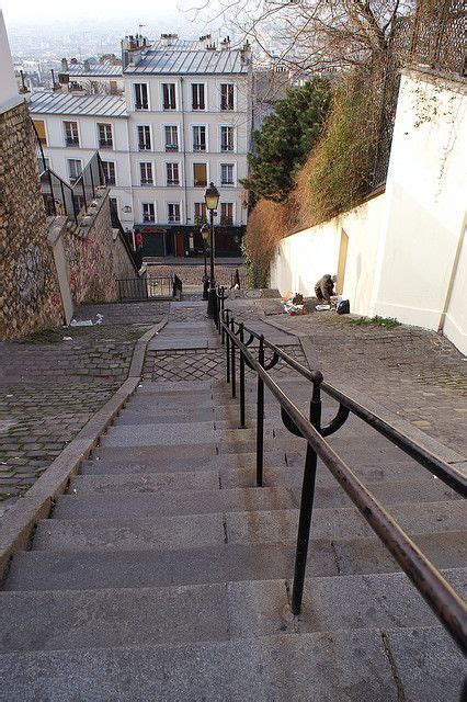Les Escaliers Montmartre Paris By © Dprezat Montmartre Paris