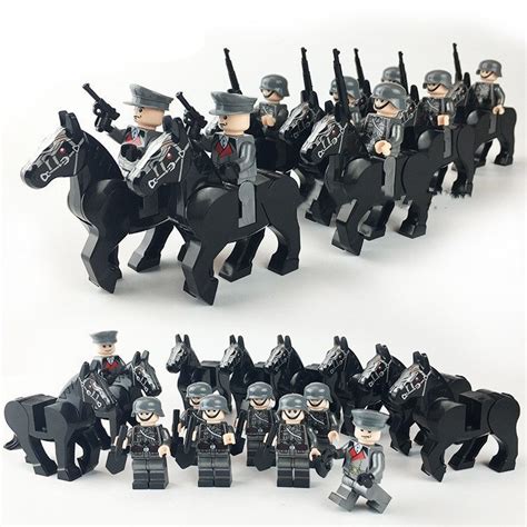 World War Ii German 8th Ss Cavalry Division Minifigures Lego Compatible