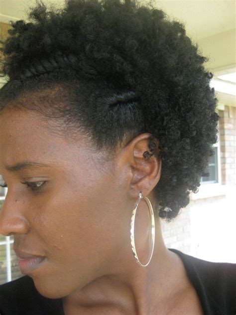 Flat Twist Curly Fro- Natural Hair Style