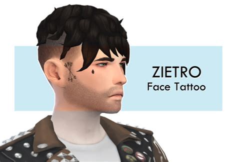 Lana Cc Finds Zietro Face Tattoo Face Tattoo For Men And