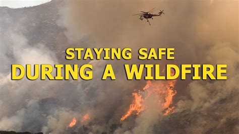 How To Stay Safe During A Wildfire Youtube
