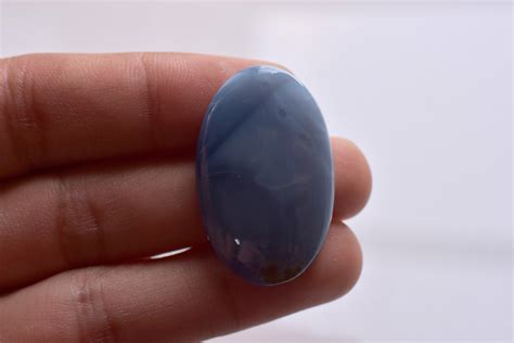 Blue Opal Gemstone 20ct High Quality Natural Blue Opal Smooth Etsy