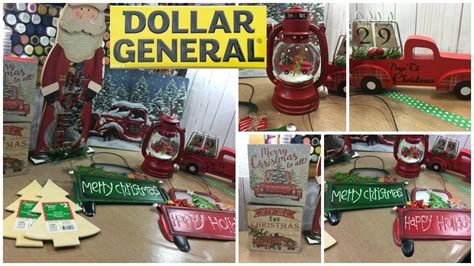 You can create an exciting tablescape with beautiful candle holders and artificial flowers. DOLLAR GENERAL Little Red Truck Christmas Decor Haul - YouTube