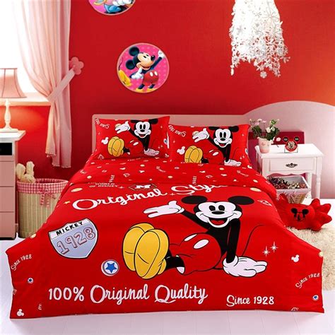 In case if for whatever reason we can't get the fishes in the 10 working days your payment will be refunded. A Red Mickey Mouse Bedding Set 768 | Articulos de ...