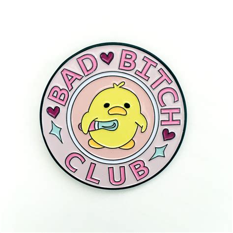Bad Bitch Club Pin Thumbnail 2 Aesthetic Pins And Badges Pinterest