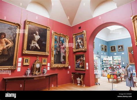 England London Dulwich Dulwich Picture Gallery Interior View Stock