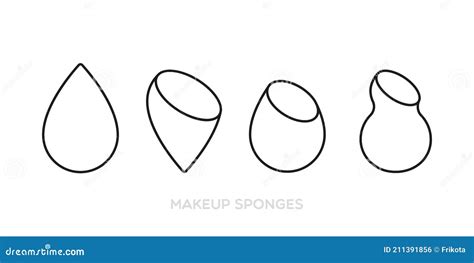 Eye Makeup Types Eyeliner Shape Tutorial Vector Set With Captions