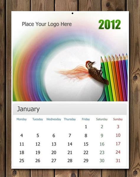 20 Psd Calendar Templates And Designs