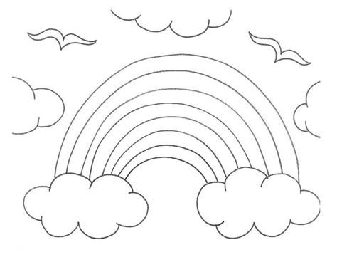 Desene Cu Curcubeu De Colorat Imagini și Planșe De Colorat Cu Curcubeu
