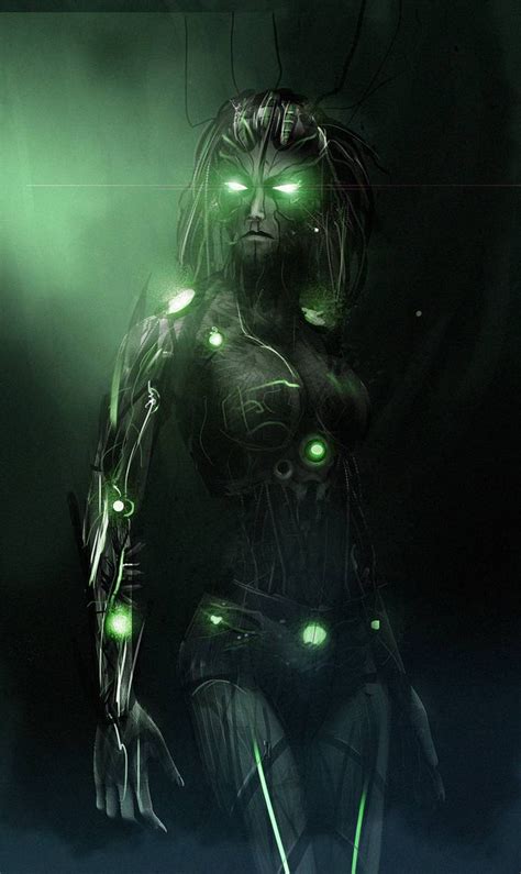 Shodan By Tronixgfx On Deviantart Cyberpunk Girl Cyberpunk Character