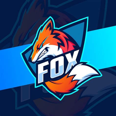 Premium Vector Fox Mascot Esport Logo Design