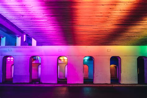 Rainbow Light Tunnels — Thomas Chen Photography Light Tunnel Rainbow