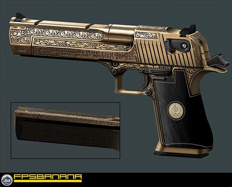 Golden Engraved Desert Eagle Counter Strike Source Mods