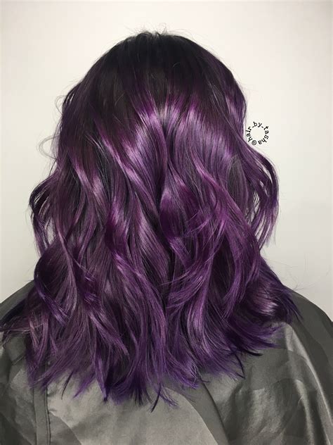 Purple Hair Winter Hair Color Unique Color Ideas Plum Hair Color